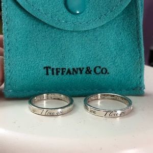 Tiffany & Co I Love You Ring- Size 5.5 & Size 7.5